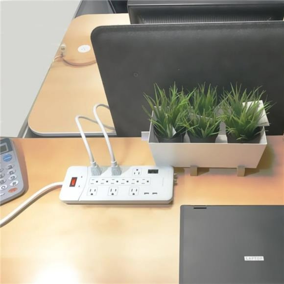 12 Outlet All-In-One Mountable Surge Protector Power Strip, 6 Foot - Picture 7 of 7